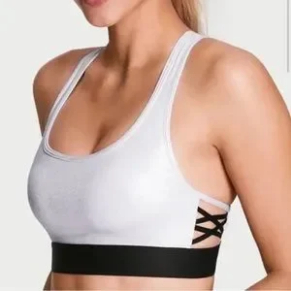 Victoria's Secret The Player sports bra, grey - Picture 2 of 4